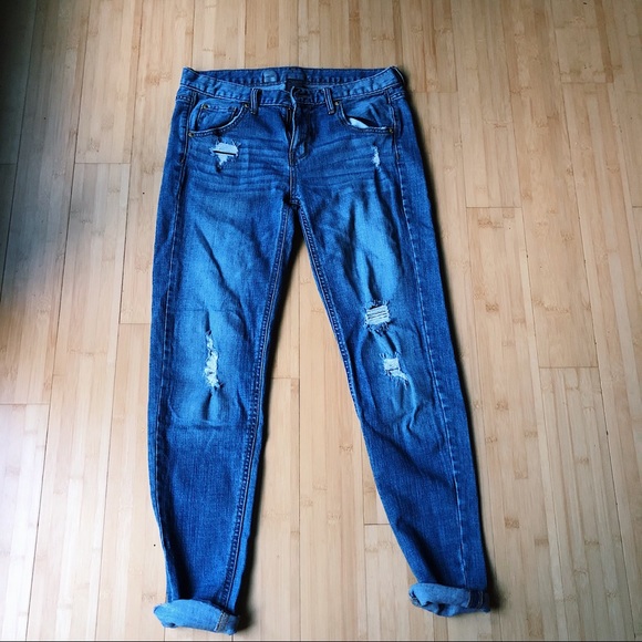 Mossimo Supply Co. Denim - Boyfriend fit distressed jeans